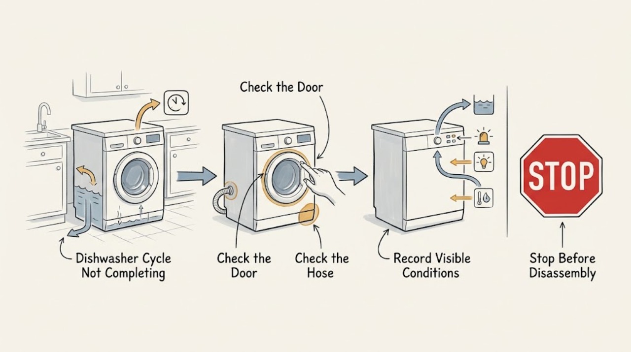 Dishwasher Cycle Not Completing