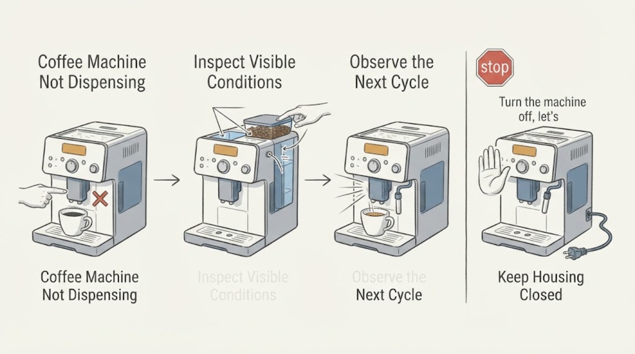 Coffee Machine Not Dispensing