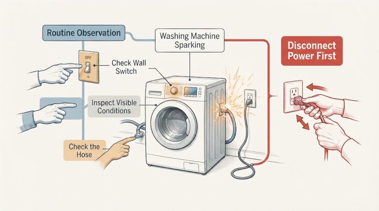 Washing Machine Sparking
