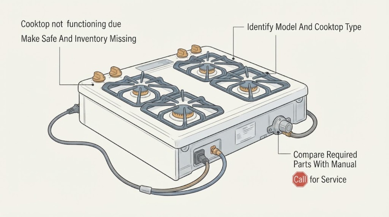Cooktop not functioning due