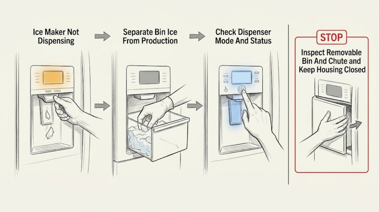 Ice Maker Not Dispensing