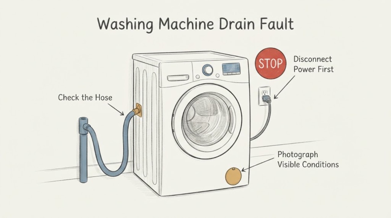 Washing Machine Drain Fault