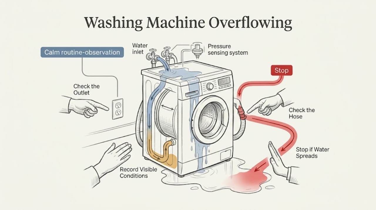 Washing Machine Overflowing