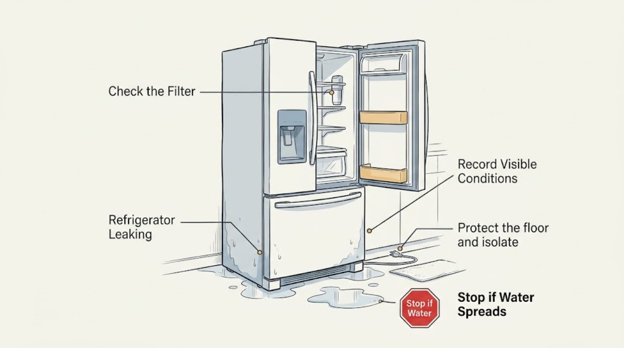 Refrigerator Leaking