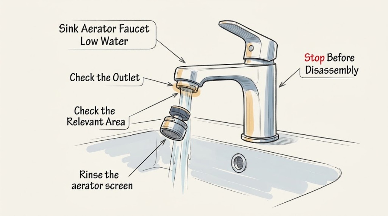 Sink Aerator Faucet Low Water
