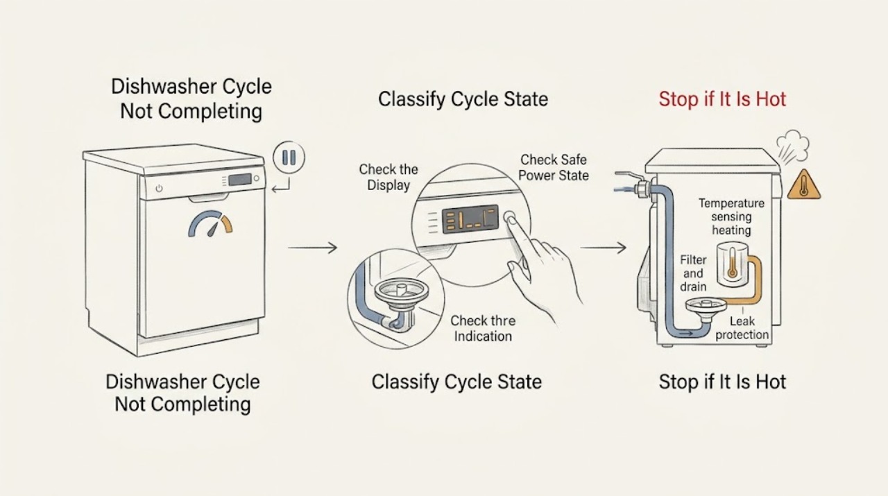 Dishwasher Cycle Not Completing