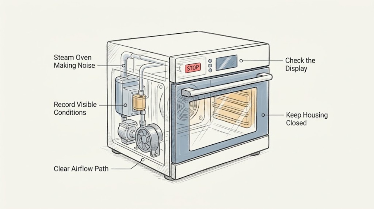 Steam Oven Making Noise