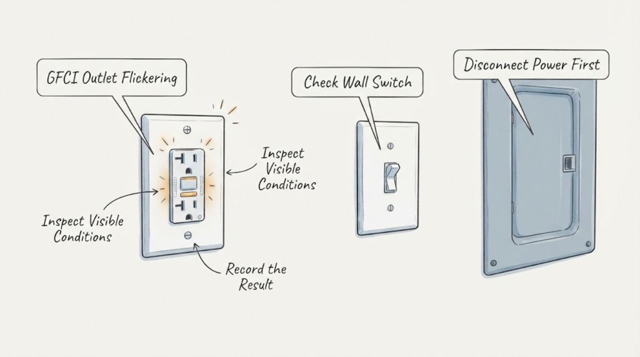 GFCI Outlet Flickering