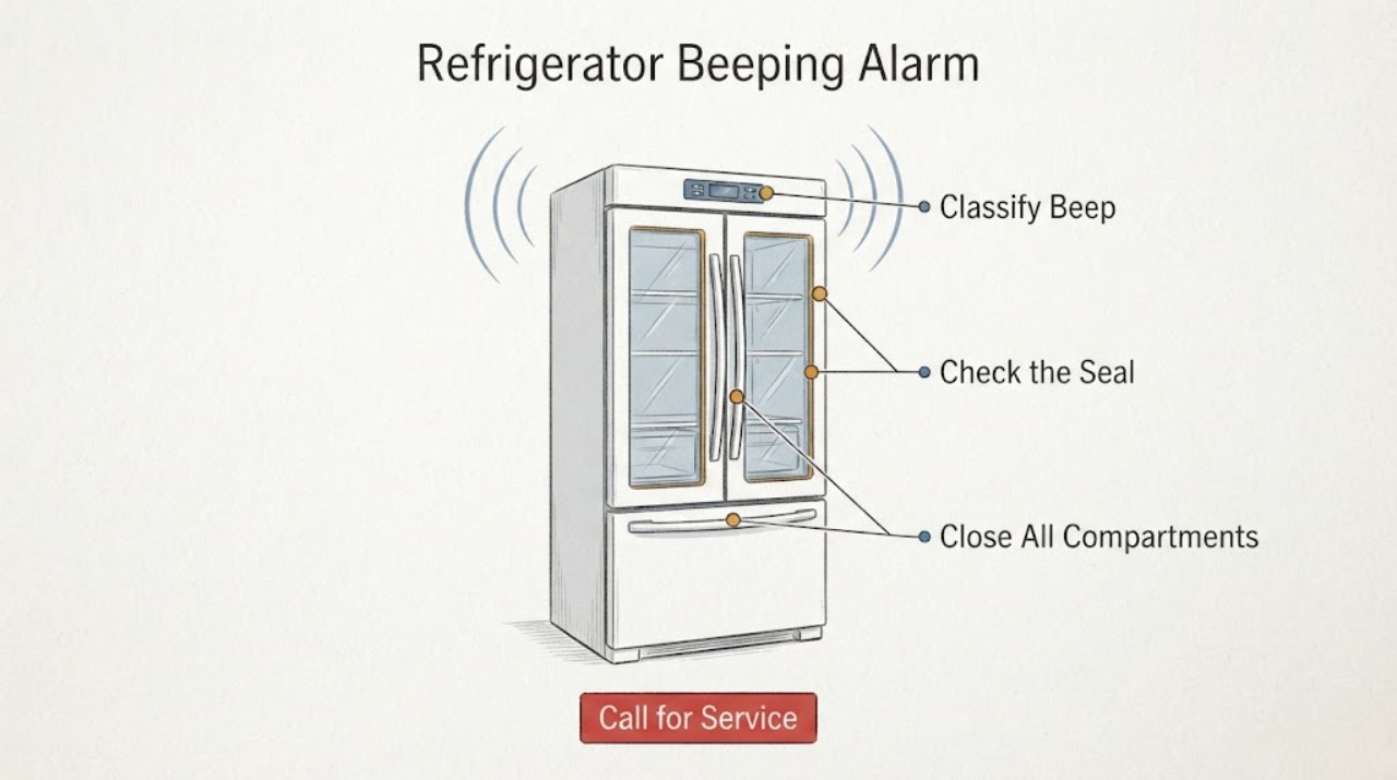 Refrigerator Beeping Alarm