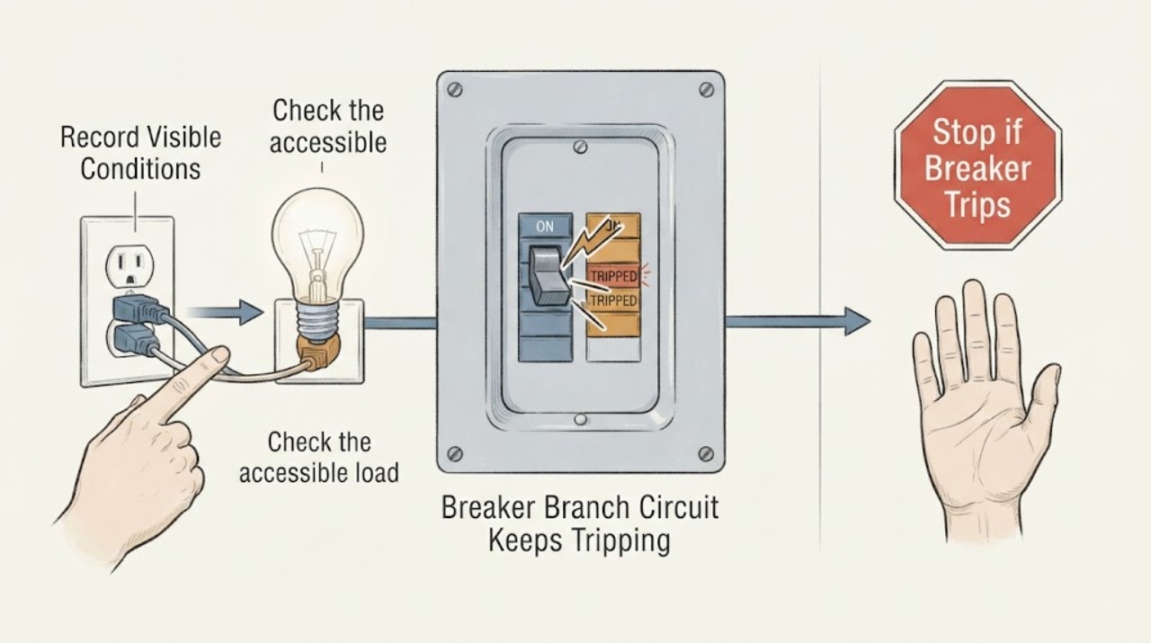 Breaker Branch Circuit Keeps Tripping