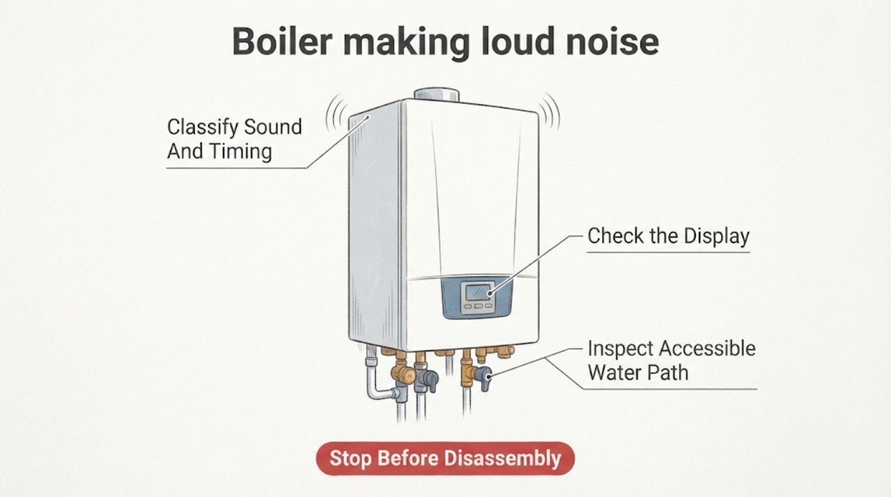 Boiler making loud noise