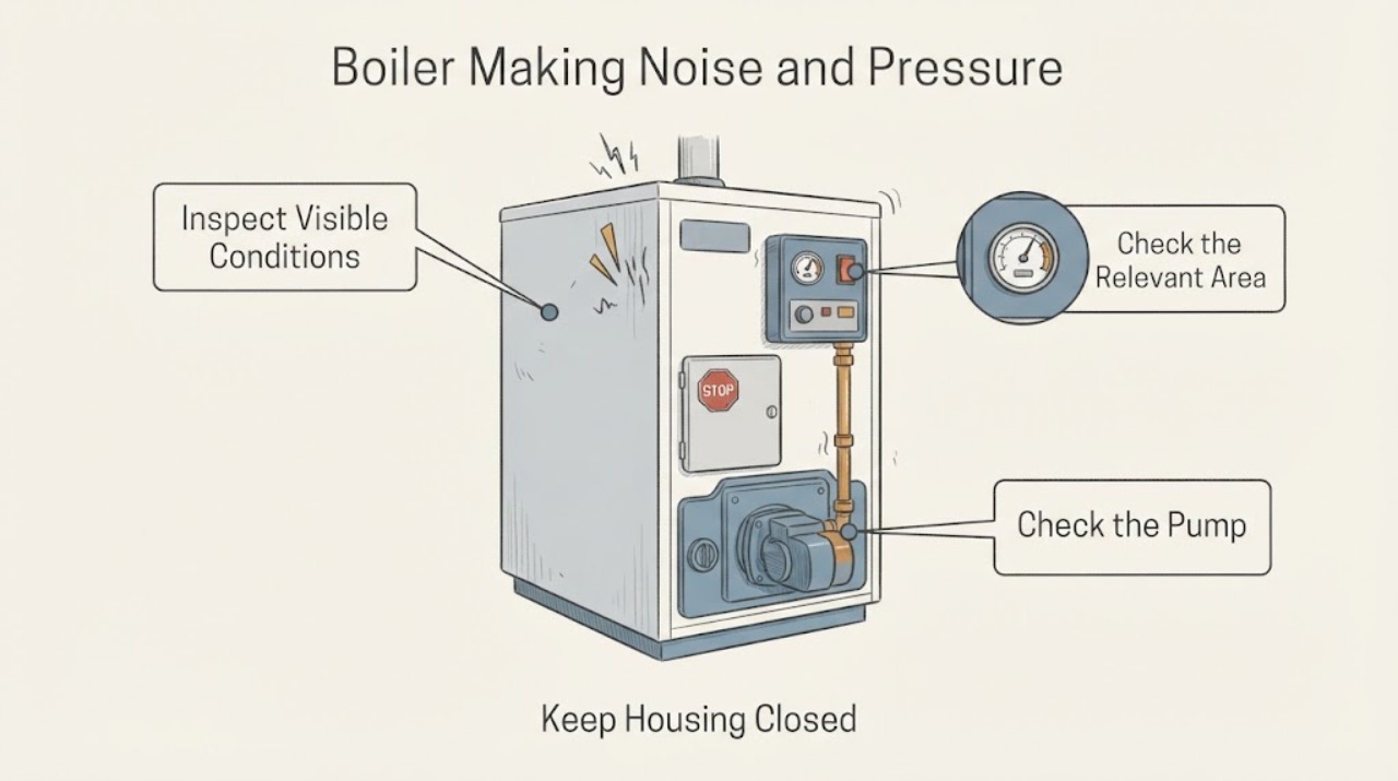 Boiler Making Noise and Pressure