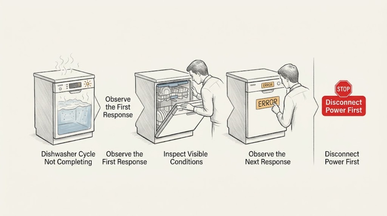 Dishwasher Cycle Not Completing