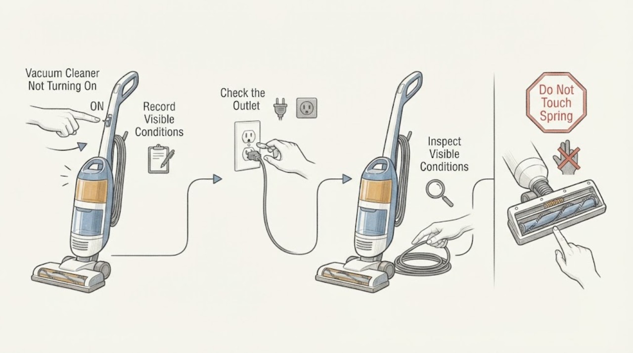 Vacuum Cleaner Not Turning On