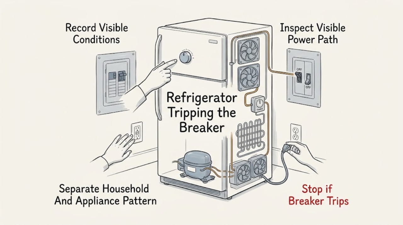 Refrigerator Tripping the Breaker
