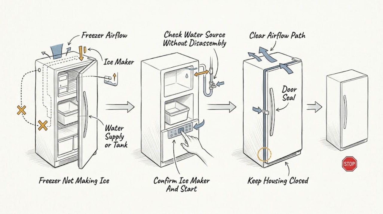 Freezer Not Making Ice