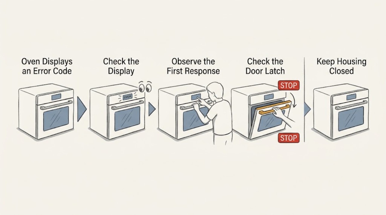 Oven Displays an Error Code