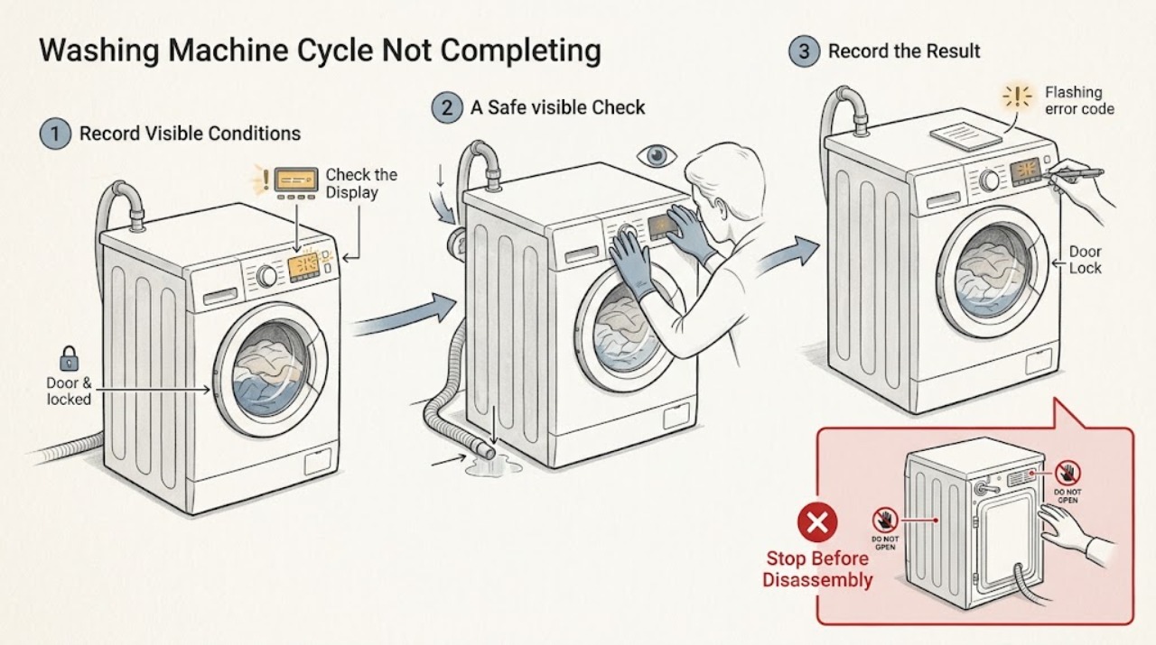 Washing Machine Cycle Not Completing