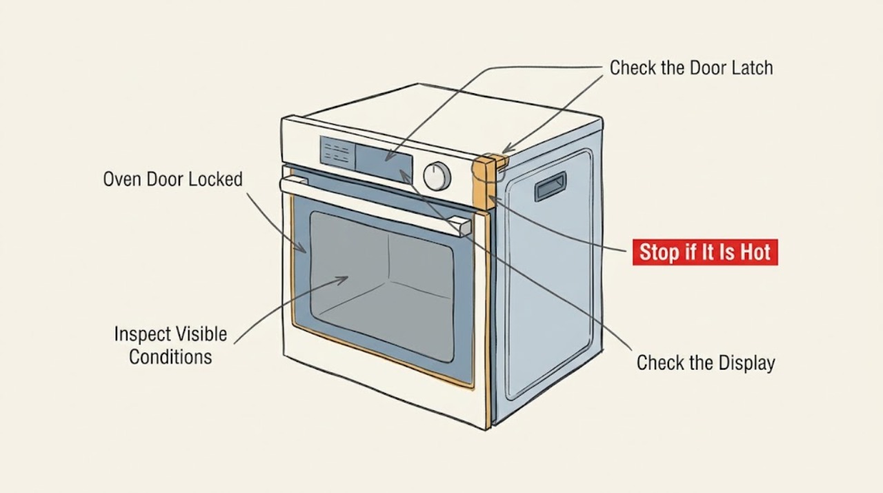 Oven Door Locked
