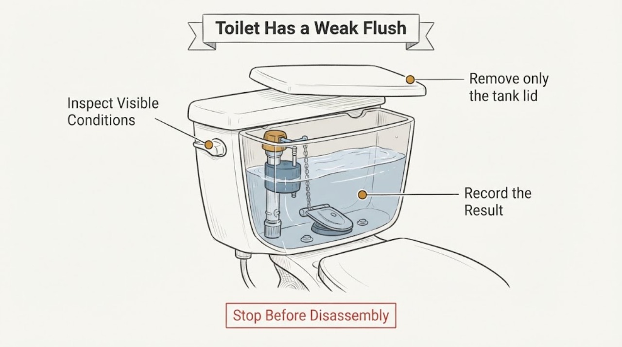 Toilet Has a Weak Flush
