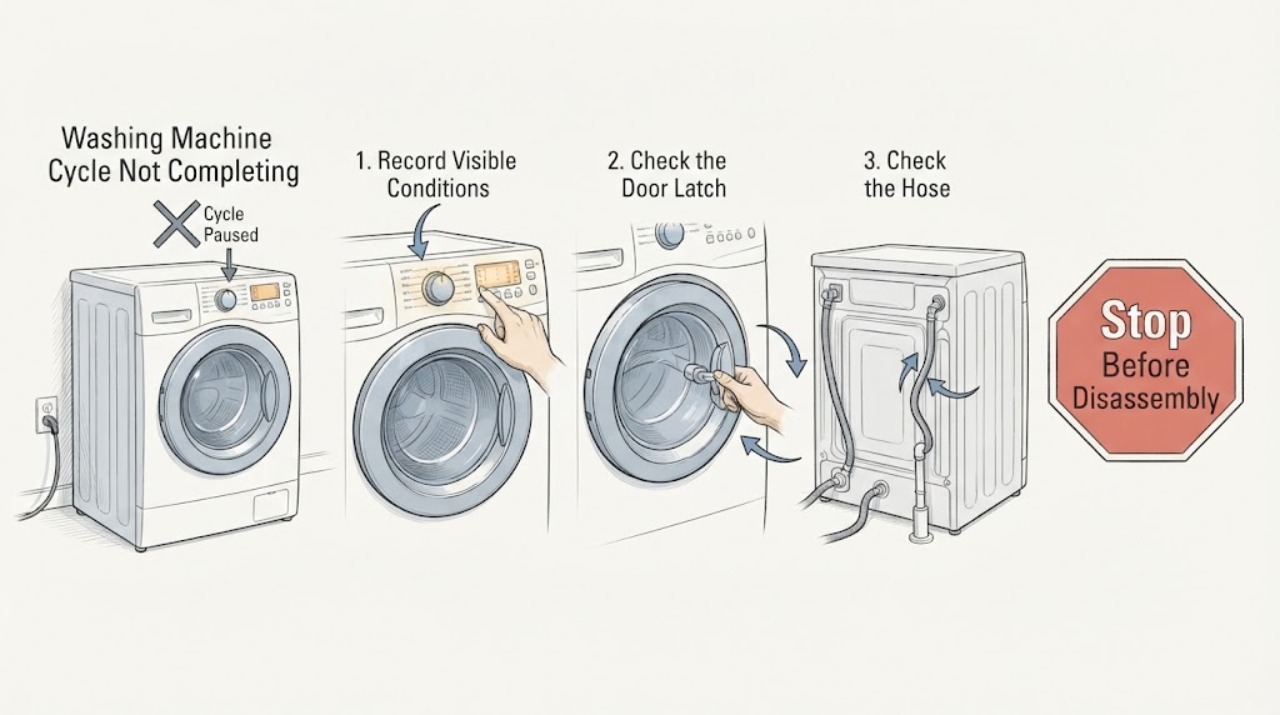 Washing Machine Cycle Not Completing