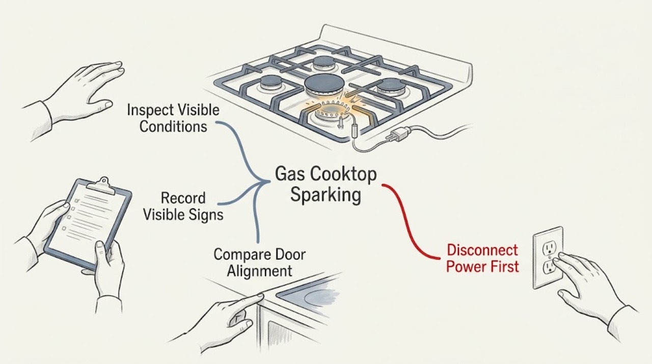 Gas Cooktop Sparking