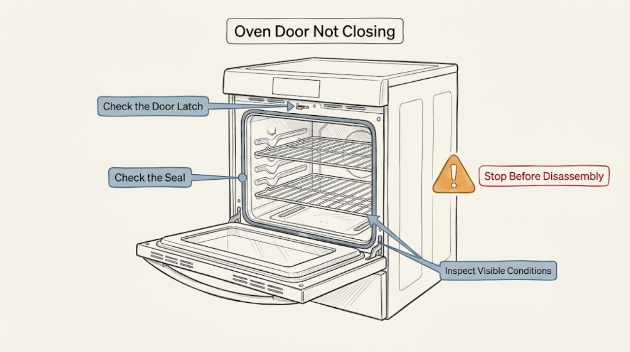Oven Door Not Closing