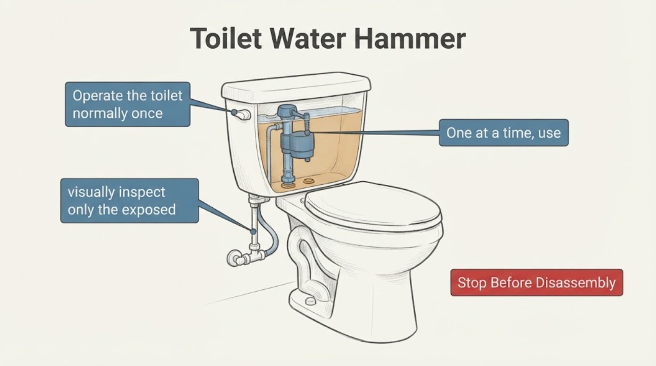 Toilet Water Hammer