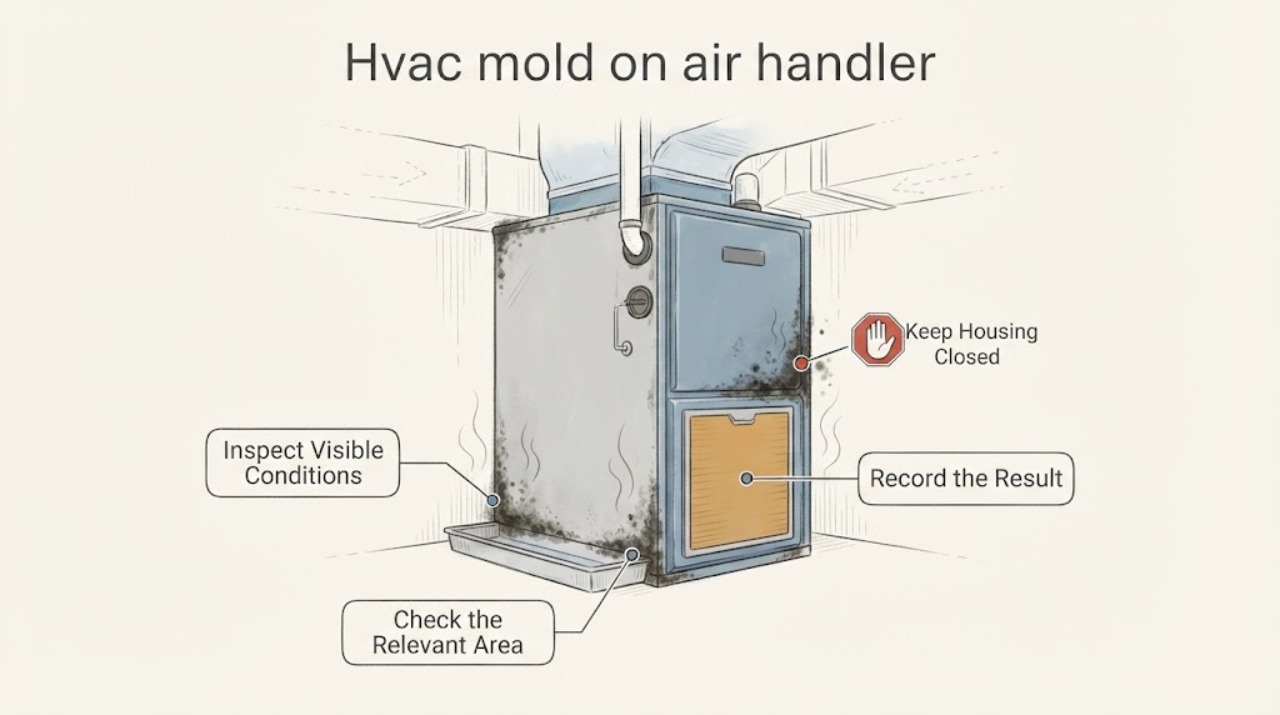 Hvac mold on air handler