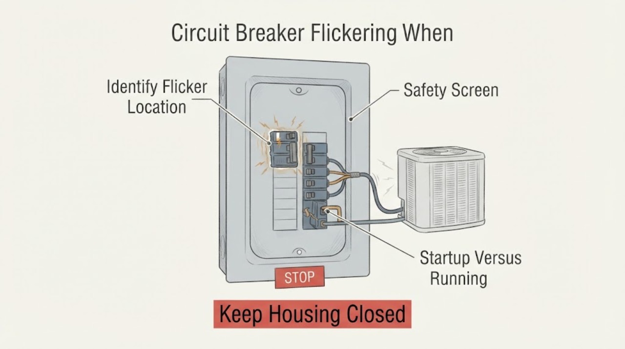 Circuit Breaker Flickering When