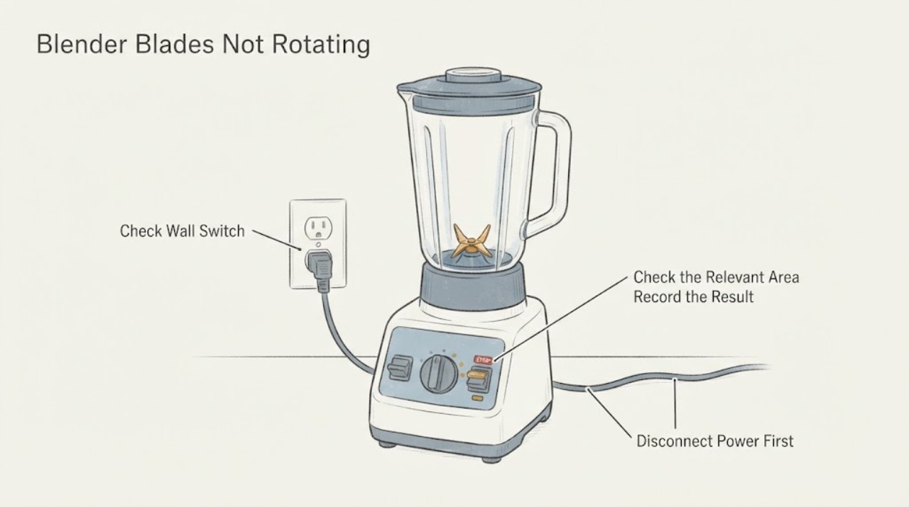 Blender Blades Not Rotating