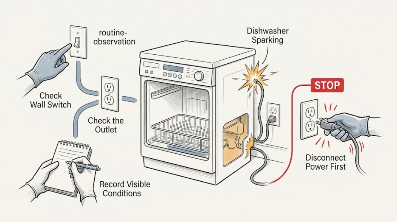 Dishwasher Sparking