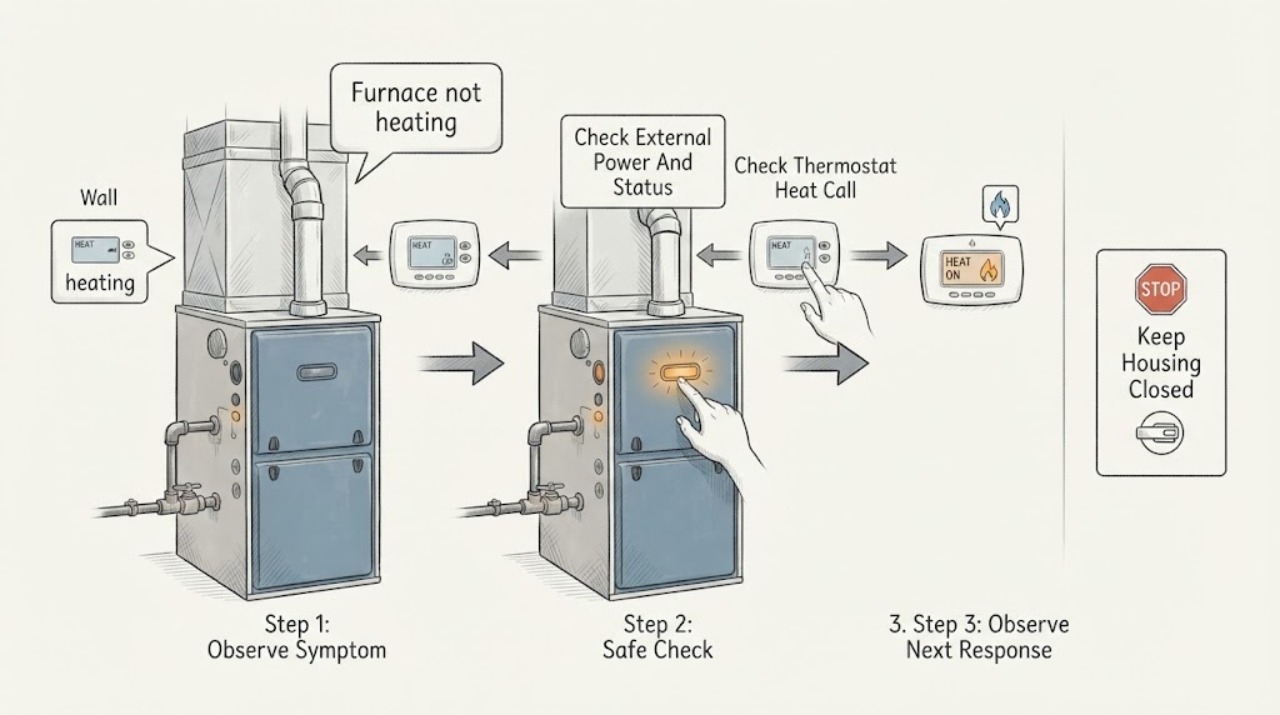 Furnace not heating