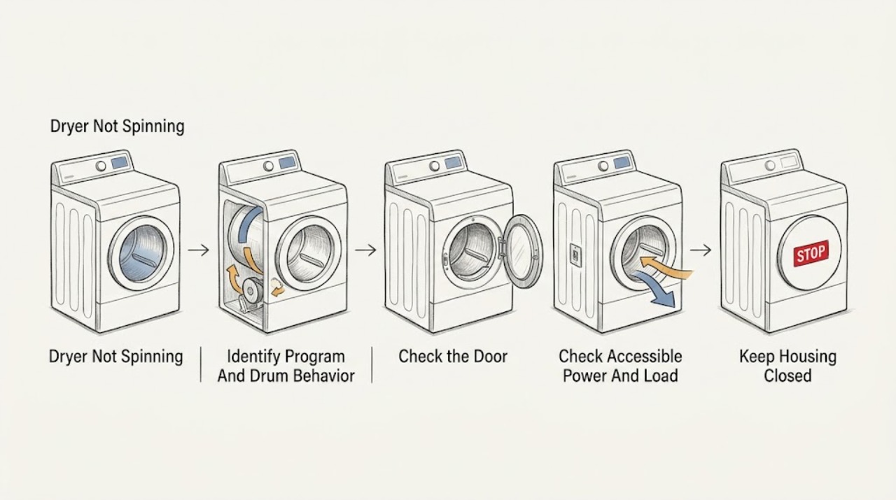 Dryer Not Spinning