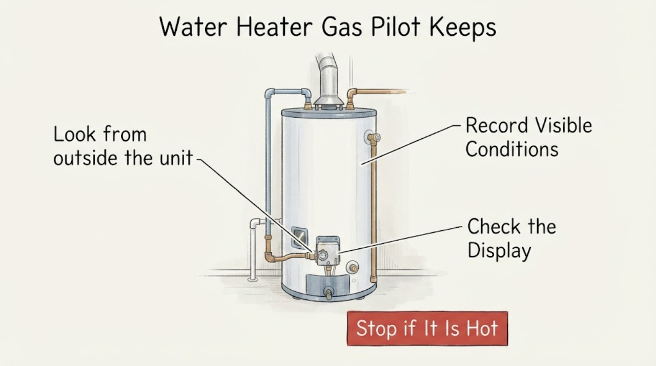 Water Heater Gas Pilot Keeps