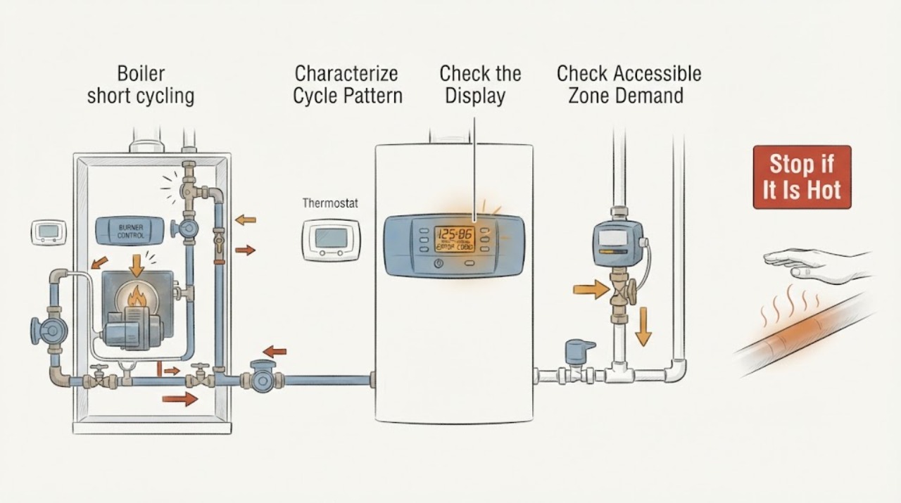 Boiler short cycling