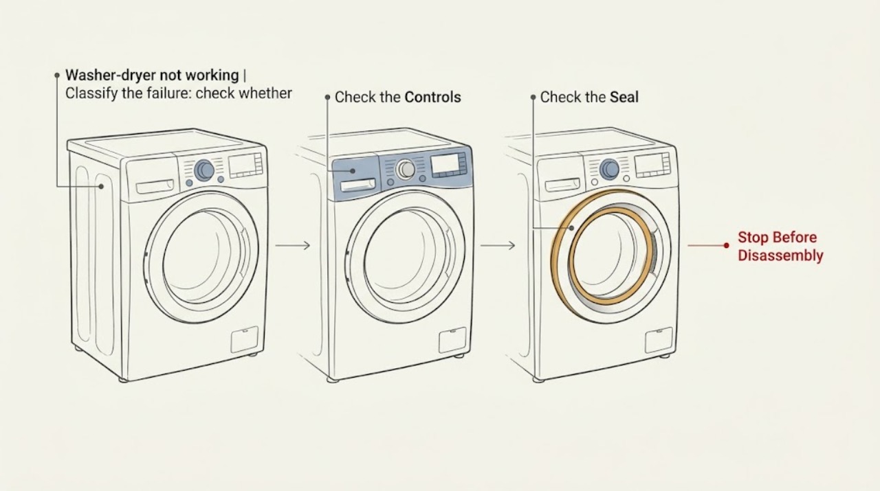 Washer-dryer not working