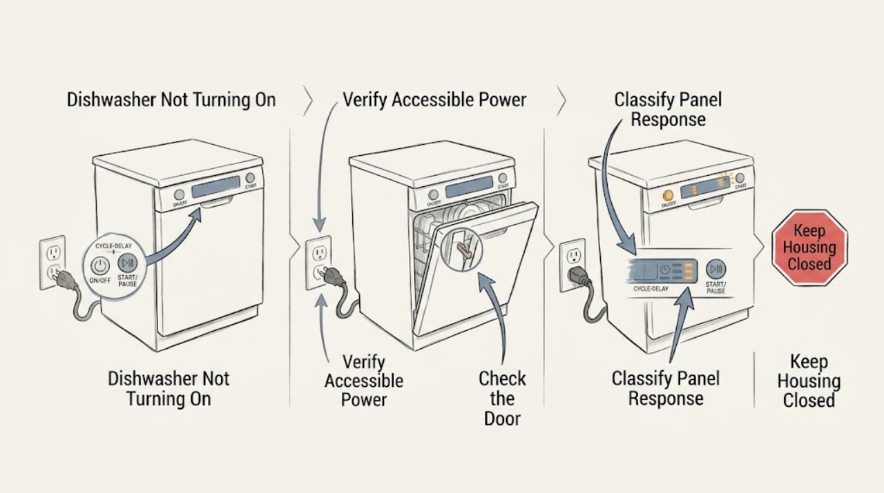 Dishwasher Not Turning On