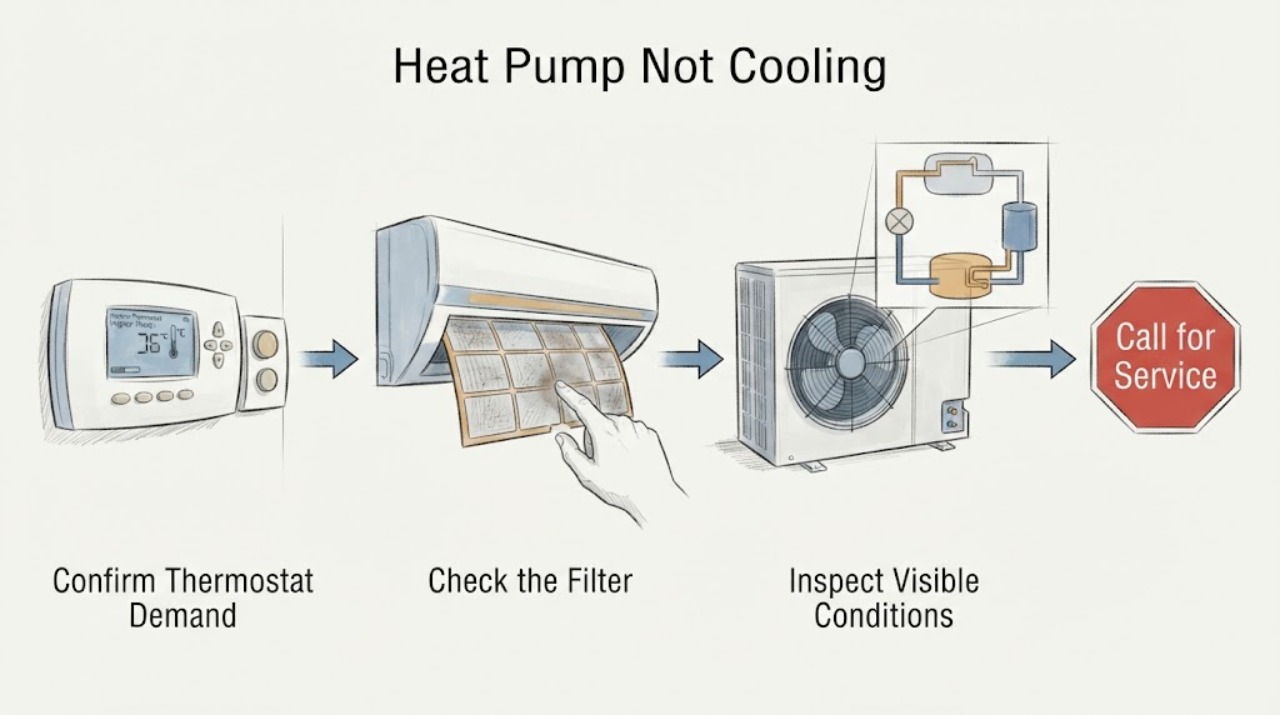 Heat Pump Not Cooling
