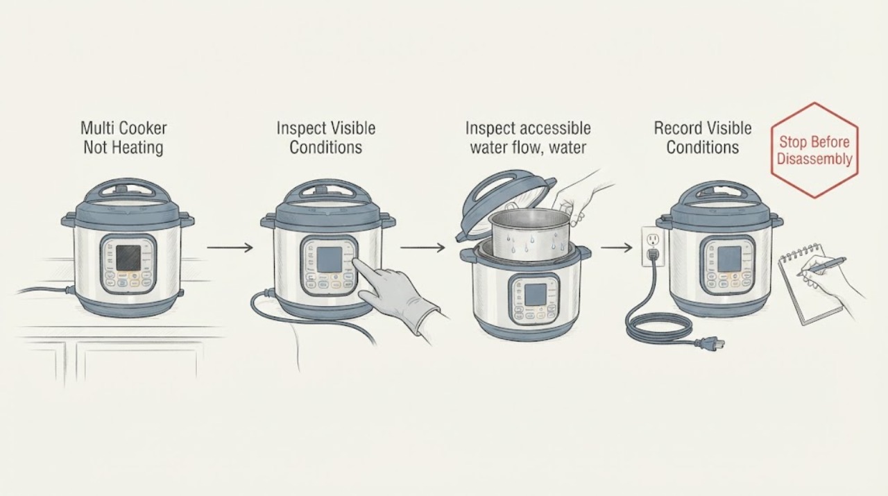 Multi Cooker Not Heating