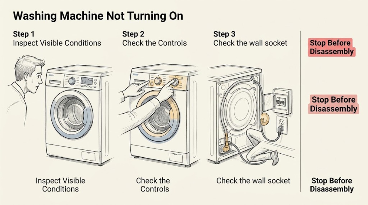 Washing Machine Not Turning On