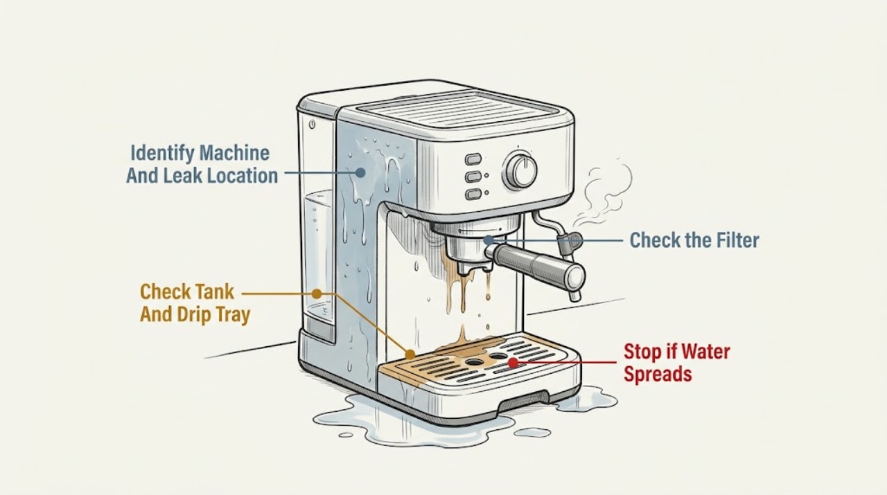 Coffee Maker Leaking