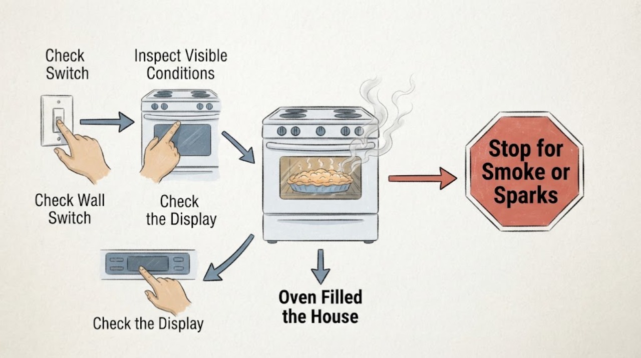 Oven Filled the House