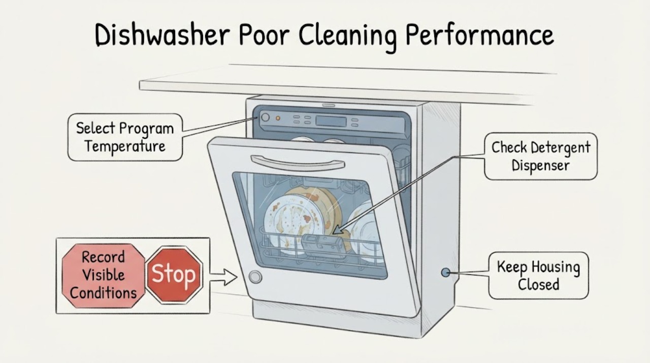 Dishwasher Poor Cleaning Performance
