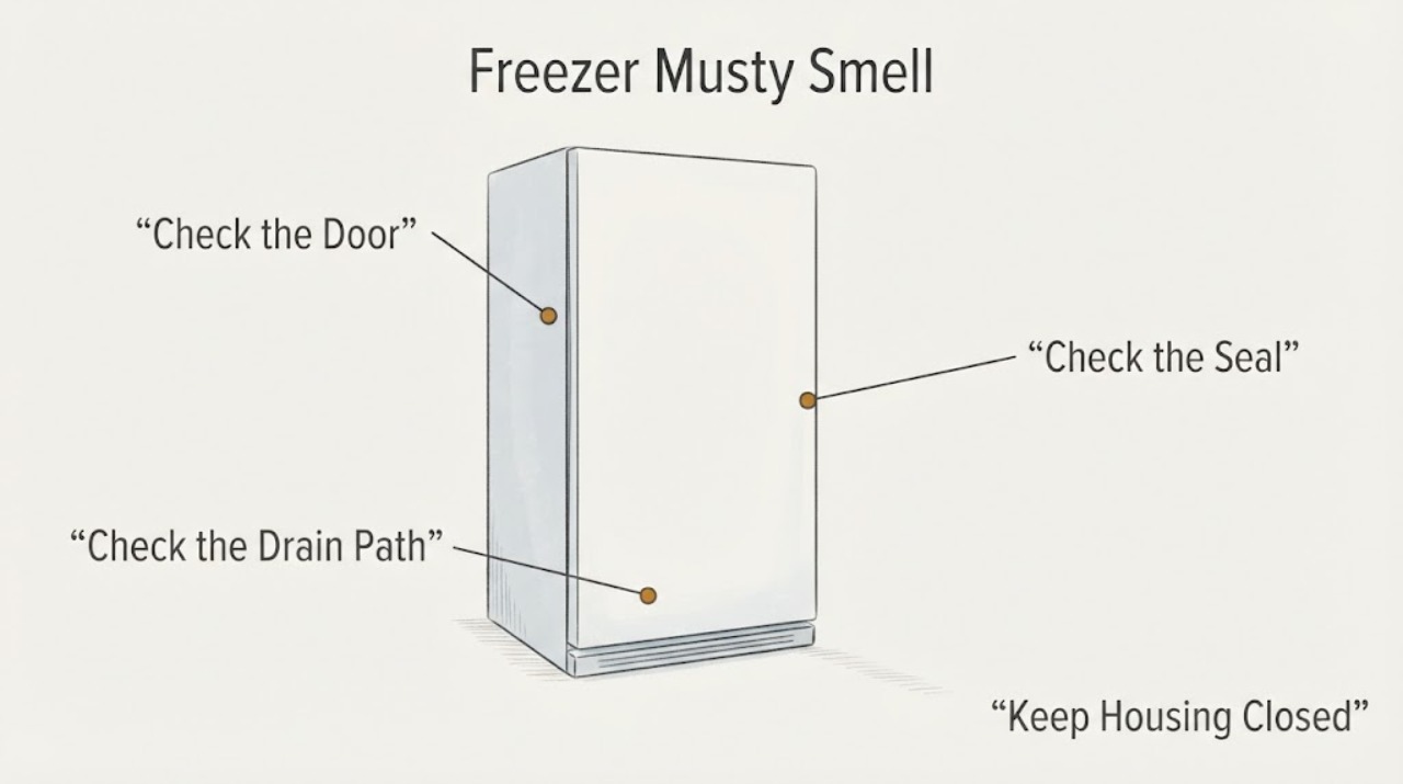 Freezer Musty Smell