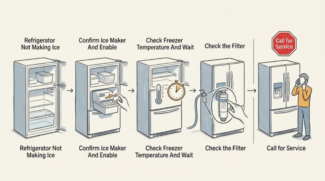 Refrigerator Not Making Ice