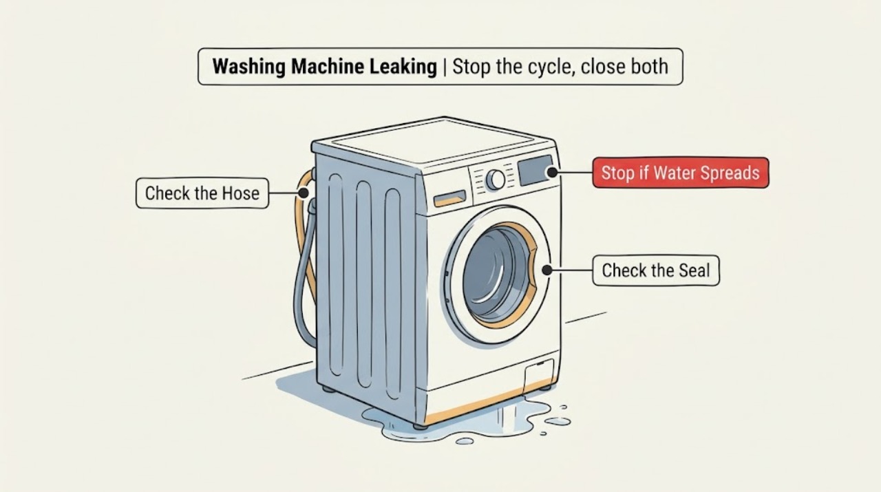 Washing Machine Leaking