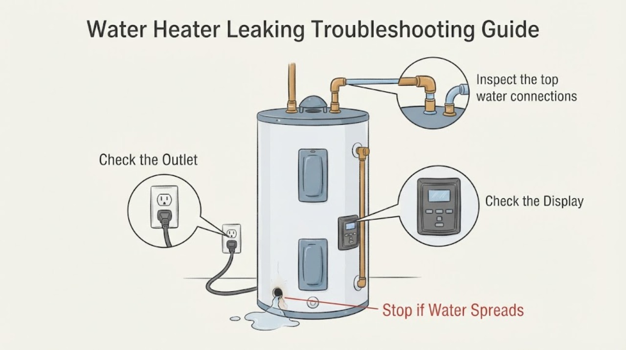 Water Heater Leaking Troubleshooting Guide