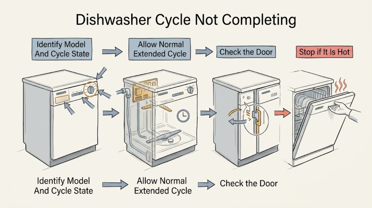 Dishwasher Cycle Not Completing