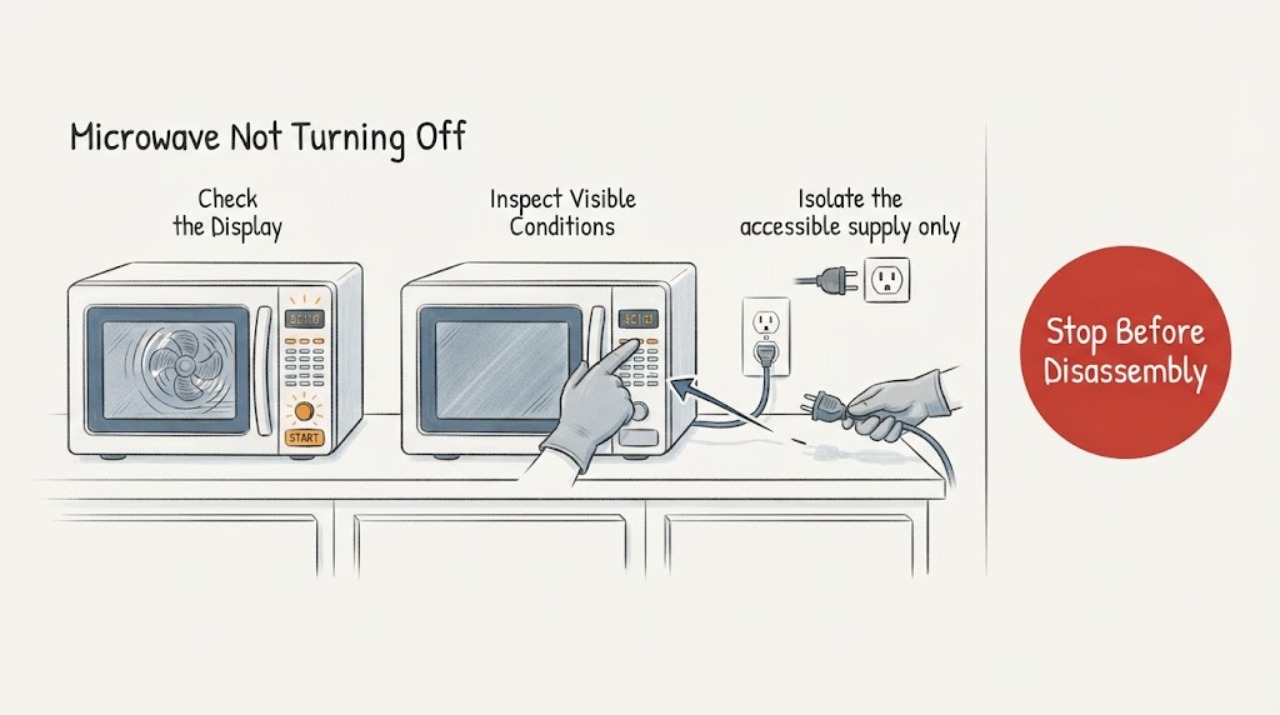 Microwave Not Turning Off